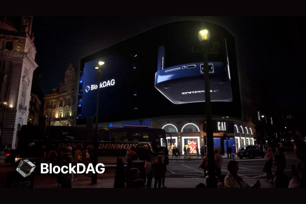 BlockDAG Show At Piccadilly Circus Following CoinMarketCap Listing Overshadows Retik Finance Upcoming Launch