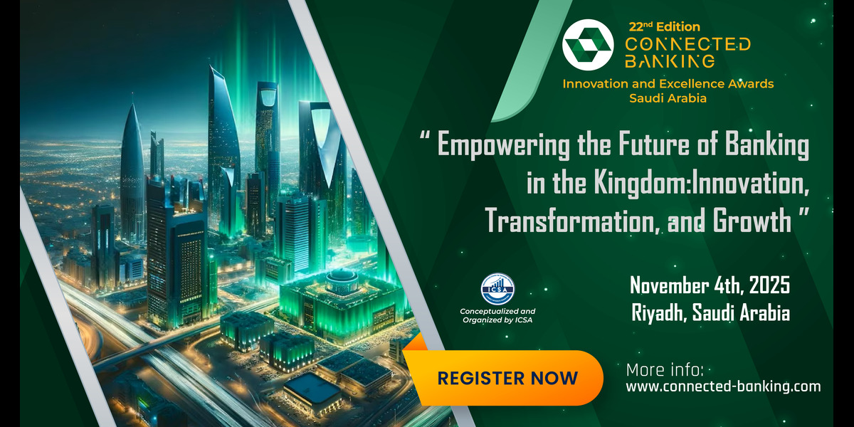BitcoinWorld 22nd Edition Connected Banking Summit – Innovation & Excellence Awards 2025 Theme: Empowering the Future of Banking in the Kingdom: Innovation, Transformation, and Growth Riyadh, Saudi Arabia | 4th November 2025 Venue: Radisson Blu Riyadh Convention & Exhibition Center Riyadh, Saudi Arabia – The International Centre for Strategic Alliances (ICSA) proudly announces the 22nd Edition of the Connected Banking Summit – Innovation & Excellence Awards 2025 , taking place on 4th November 2025 at the Radisson Blu Riyadh Convention & Exhibition Center . Under the theme “Empowering the Future of Banking in the Kingdom: Innovation, Transformation, and Growth,” the summit will bring together senior banking leaders, fintech innovators, regulators, and technology strategists to accelerate Saudi Arabia’s financial sector transformation in line with Vision 2030 . With over USD 20 billion invested in fintech and digital payments and 57% of transactions now cashless , Saudi Arabia is rapidly advancing toward its 70% digital transactions target by 2025 . The Connected Banking Summit will serve as a premier platform for strategic dialogue, executive networking, and future-defining collaborations. Featured Speakers Mr. Mohammed Alsarrani – Deputy Director General of FSDP, Ministry of Finance – Saudi Arabia Soha Hussein Aboul Farag – Chief Executive Officer, Bank of Jordan – KSA Nawar Al Khunizi – Managing Director, Head of Coverage KSA, First Abu Dhabi Bank – KSA Dhary Alshammry – Group Chief Internal Auditor, Al Rajhi Bank Summit Highlights High-impact keynotes from leading figures in banking and financial policymaking Strategic panel discussions on AI-powered financial services, cybersecurity, open banking frameworks, digital identity, and customer experience transformation Innovation & Excellence Awards Ceremony recognizing leadership in digital banking, customer-centric innovation, and financial inclusion Exclusive VIP networking with C-level executives, ministry representatives, regulators, digital banking CEOs, and fintech founders Our Valued Sponsors We are honored to be supported by industry-leading organizations driving digital transformation across the Kingdom: Alfa Bank | Zoom | Nintex | Taqniyat Their continued partnership underscores the summit’s commitment to fostering innovation, collaboration, and technological advancement in the financial ecosystem. Why Attend Align with Vision 2030’s Financial Sector Development Program (FSDP) objectives Engage directly with decision-makers shaping policy, capital flows, and digital infrastructure in Saudi Arabia Explore real-world applications of AI, real-time payments, digital identity infrastructure, and open finance frameworks Registration & Partnership Opportunities Join us and be part of the conversation shaping the future of banking in the Kingdom. Register now at: https://connected-banking.com/summit/saudi-arabia/ For inquiries: info@intercsa.com Contact: +44 20 3808 8625 Primary Contact: Mohammed Thoufiq This post 22nd Edition Connected Banking Summit – Innovation & Excellence Awards 2025 first appeared on BitcoinWorld .