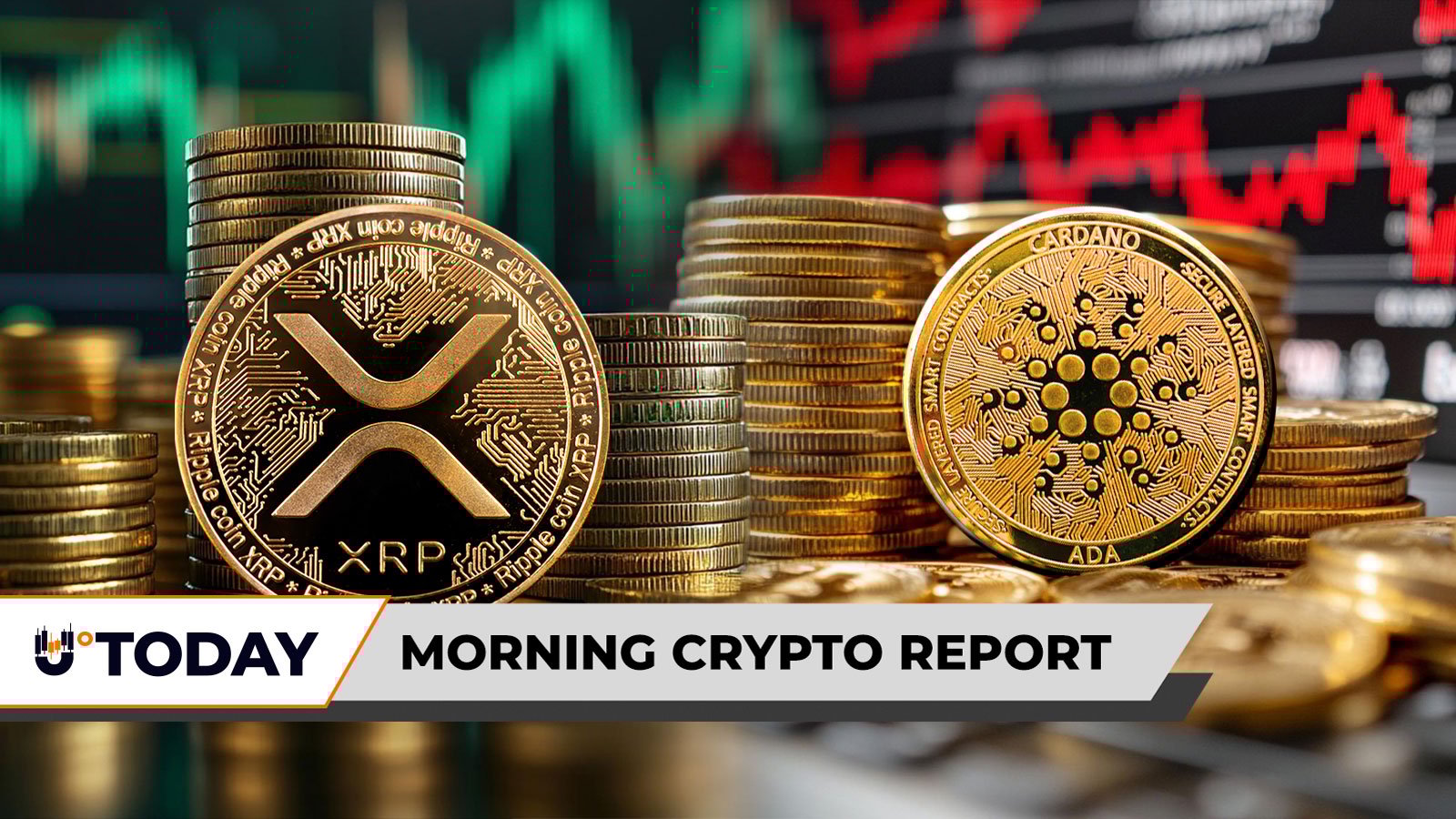Morning Crypto Report: Why XRP Price Is Up Today? Ripple CEO and President Defy Retail Fear, Cardano at Risk of 20% Death Cross Crash