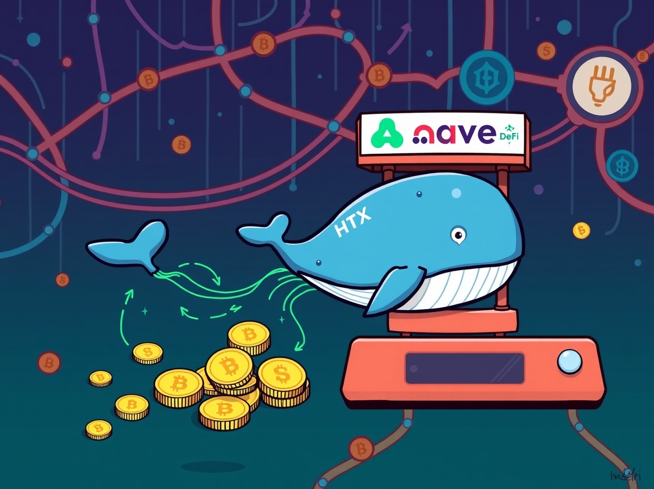 Massive USDT Transfer: $450 Million Moves from HTX to Aave