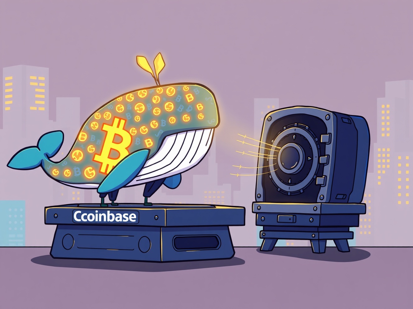 Massive Bitcoin Transfer: 6,396 BTC Moves from Coinbase to an Unknown Wallet
