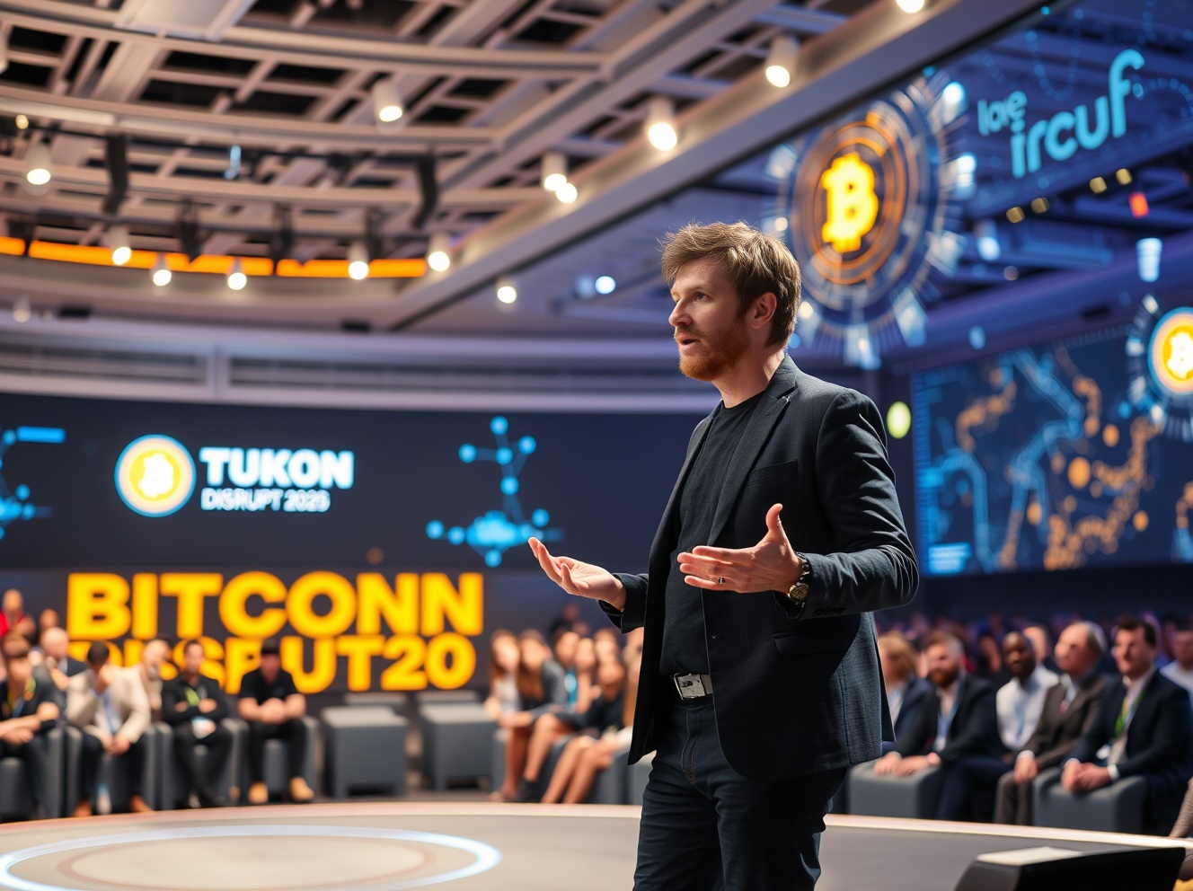 Bitcoin World Disrupt 2025: Thomas Middleditch’s Remarkable AI Storytelling Pitch Captivates Attendees