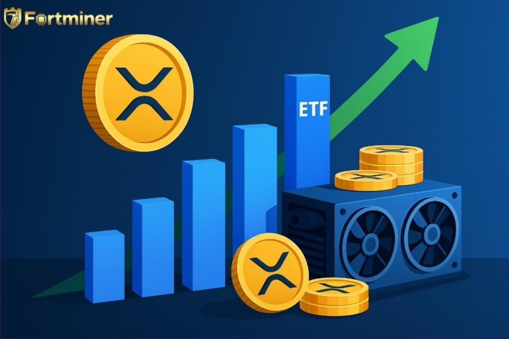 XRP ETFs are showing strong upward momentum. Let’s take a look at how FORT MINE users are earning $9,800 daily