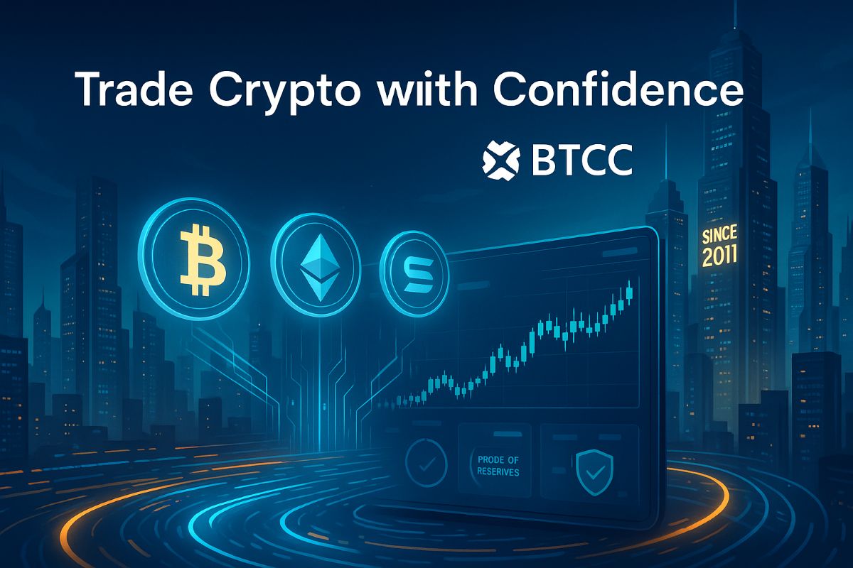 Trade Crypto with Confidence on BTCC – Proven and Reliable Crypto Exchange Since 2011