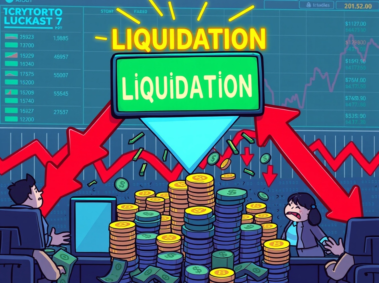 BitcoinWorld Massive Crypto Futures Liquidation: Over $346 Million Wiped Out in an Hour The cryptocurrency market just experienced a dramatic event, witnessing a significant crypto futures liquidation . In a startling turn of events, major exchanges saw an astounding $346 million worth of futures contracts liquidated within a single hour. This immediate financial impact serves as a powerful reminder of the inherent volatility and high stakes involved in derivatives trading within the digital asset space. Over the past 24 hours, the total figure swelled to an alarming $1,633 million in liquidated futures, underscoring a period of intense market pressure and rapid price movements. Understanding Crypto Futures Liquidation What exactly is a crypto futures liquidation , and why does it matter? Futures contracts are agreements to buy or sell an asset at a predetermined price on a future date. Traders often use leverage, borrowing funds to amplify their potential returns. While leverage can boost profits, it also magnifies losses. A liquidation occurs when a trader’s position falls below a certain margin requirement, meaning they no longer have enough collateral to cover potential losses. When this happens, the exchange automatically closes the position to prevent further losses. This mechanism protects the exchange and the lender but can be devastating for the trader. It is a common occurrence in highly volatile markets, and its scale often reflects significant price swings. The Recent Shockwave: $346 Million in an Hour The recent event saw a staggering $346 million in crypto futures liquidation within a mere sixty minutes. This rapid unwinding of positions indicates an abrupt and substantial price movement that caught many leveraged traders off guard. Such swift liquidations often trigger a cascading effect, where forced selling further drives down prices, leading to more liquidations. This phenomenon can exacerbate market downturns, creating a ‘liquidation cascade’ that accelerates price declines. The 24-hour total of $1.633 billion further highlights the widespread impact across various cryptocurrencies and trading pairs. Bitcoin and Ethereum, being the largest assets, typically account for a significant portion of these liquidations due to their high trading volumes and open interest in futures markets. Why Do These Massive Liquidations Happen? Several factors contribute to large-scale crypto futures liquidation events: Sudden Price Swings: Unexpected news, whale movements, or macroeconomic factors can cause rapid price changes, pushing leveraged positions into negative territory. High Leverage: Many traders use extremely high leverage (e.g., 50x, 100x), meaning even small price movements can lead to liquidation. Market Contagion: A liquidation in one asset or exchange can sometimes spill over, affecting sentiment and prices across the broader market. Lack of Stop-Loss Orders: Traders who do not set appropriate stop-loss orders are more vulnerable to sudden market shifts. These events serve as a stark reminder of the risks associated with highly leveraged trading in an unregulated and often unpredictable market. Impact on Traders and the Broader Market For individual traders, a crypto futures liquidation can mean significant, often total, loss of their invested capital. It is a painful experience that can deter participation in futures markets. Beyond individual losses, these events also affect overall market sentiment. Large liquidations can: Indicate bearish sentiment if the liquidations are predominantly long positions. Increase market volatility as forced selling adds to price pressure. Shake investor confidence, especially among newer participants. However, liquidations also clear out over-leveraged positions, potentially setting the stage for a healthier, more sustainable market rebound once the dust settles. Navigating Volatility: Actionable Insights for Traders Understanding the risks of crypto futures liquidation is crucial. Here are some actionable insights for traders: Manage Leverage Wisely: Avoid excessive leverage. Use only what you are comfortable losing. Implement Stop-Loss Orders: Always set stop-loss orders to limit potential losses automatically. Diversify Your Portfolio: Do not put all your capital into highly leveraged futures positions. Stay Informed: Keep abreast of market news, economic indicators, and technical analysis to anticipate potential price movements. Understand Margin Requirements: Be aware of the margin levels required by your exchange and monitor your positions closely. Responsible trading practices are paramount to surviving and thriving in the volatile crypto futures market. The recent $346 million crypto futures liquidation event serves as a powerful testament to the high-risk, high-reward nature of derivatives trading in the cryptocurrency space. While such events can be devastating for individual traders caught on the wrong side, they are an intrinsic part of a dynamic market. For those engaging with futures, prudence, risk management, and continuous learning are not just advisable but essential for long-term success. Understanding these market mechanics helps traders navigate the complexities and make more informed decisions, ultimately fostering a more resilient trading strategy. Frequently Asked Questions (FAQs) Q1: What does it mean when futures are ‘liquidated’? A1: Liquidation occurs when a trader’s leveraged position in a futures contract falls below the required margin level. The exchange automatically closes the position to prevent further losses, resulting in the loss of the trader’s collateral. Q2: Why did such a large crypto futures liquidation happen so quickly? A2: Large liquidations happen quickly due to sudden and significant price movements in the underlying asset. When prices move sharply against many highly leveraged positions simultaneously, it triggers a cascade of automatic closures. Q3: How does leverage contribute to crypto futures liquidation? A3: Leverage amplifies both gains and losses. While it can increase profits on favorable price movements, it also means a smaller adverse price movement can quickly deplete a trader’s margin, leading to liquidation. Q4: Are crypto futures liquidations common? A4: Yes, liquidations are a common occurrence in the volatile cryptocurrency futures market, especially during periods of high price fluctuations. The scale of liquidations varies significantly. Q5: What can traders do to avoid crypto futures liquidation? A5: Traders can minimize the risk of liquidation by using lower leverage, setting strict stop-loss orders, diversifying their portfolio, and closely monitoring market conditions and their margin levels. If you found this article insightful, please consider sharing it with your network on social media. Your shares help us continue to provide valuable insights into the dynamic world of cryptocurrency. To learn more about the latest crypto market trends, explore our article on key developments shaping crypto market price action. This post Massive Crypto Futures Liquidation: Over $346 Million Wiped Out in an Hour first appeared on BitcoinWorld .