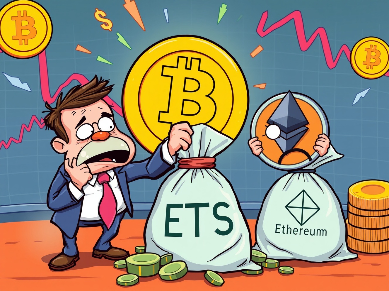 Alarming Crypto Correction Deepens: JPMorgan Reveals $4 Billion ETF Exodus